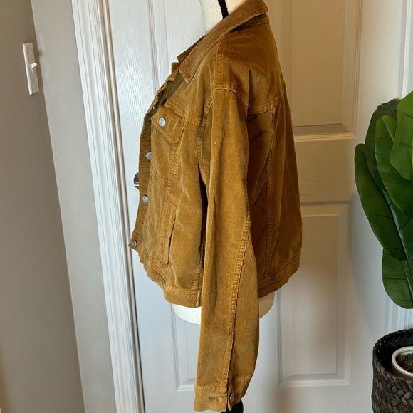 J. Crew Corduroy Garment Dyed Trucker Jacket L - Picture 4 of 11